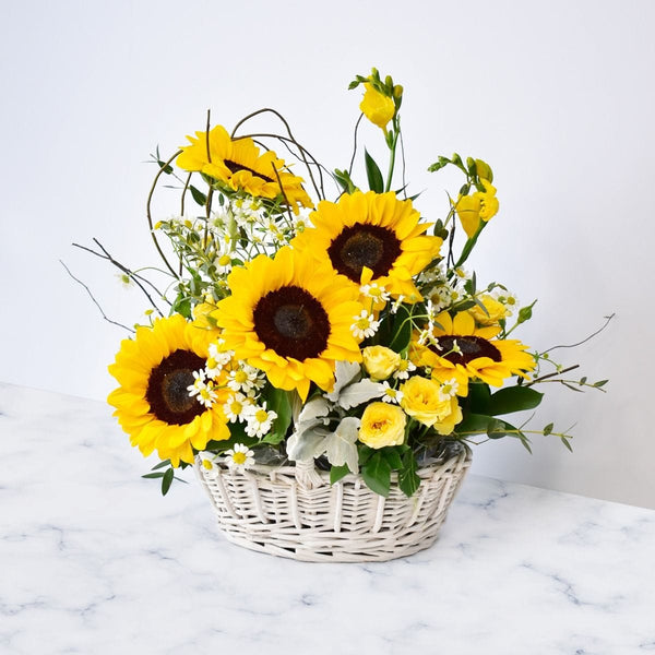 Sunflower Arrangement In Basket