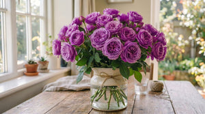 Purple roses