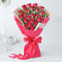 20 red rose bouquet, roses Dubai delivery