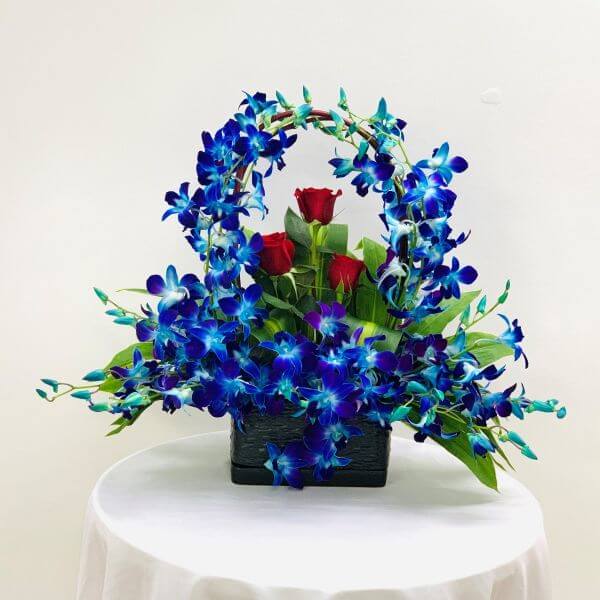 Blue-Orchid-Arrangement