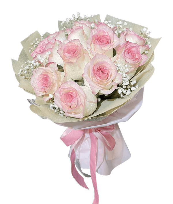 Double-Color-Pink-Rose-Bouquet