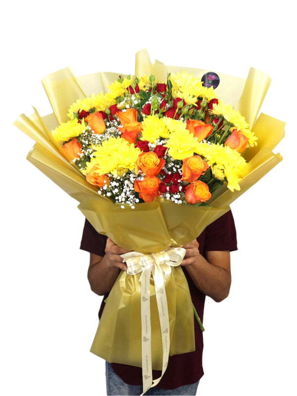 Gold wrapping Bouquet