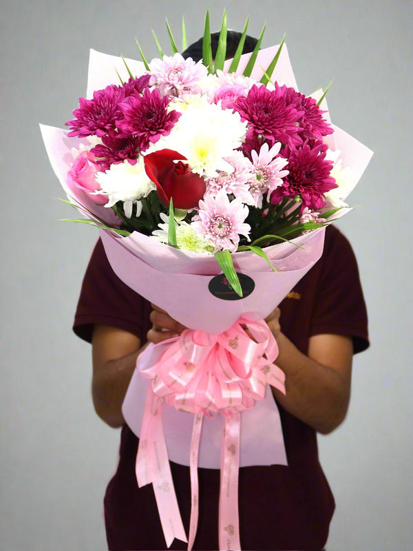 Mix Pink Flower Bouquet