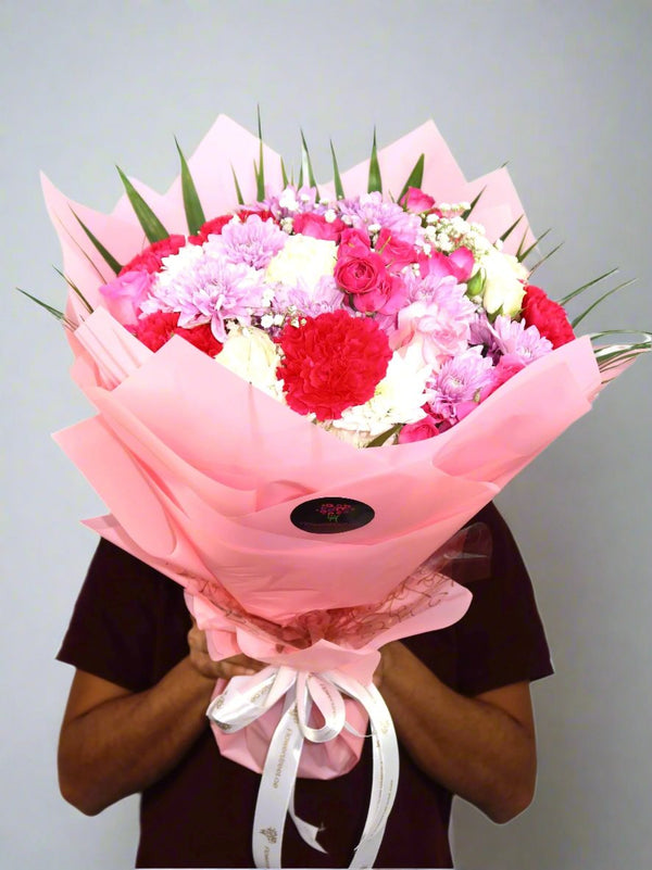 Mix Flowers Pink, White, Fuschia