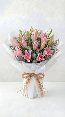 Luxury Pink Lily Bouquet