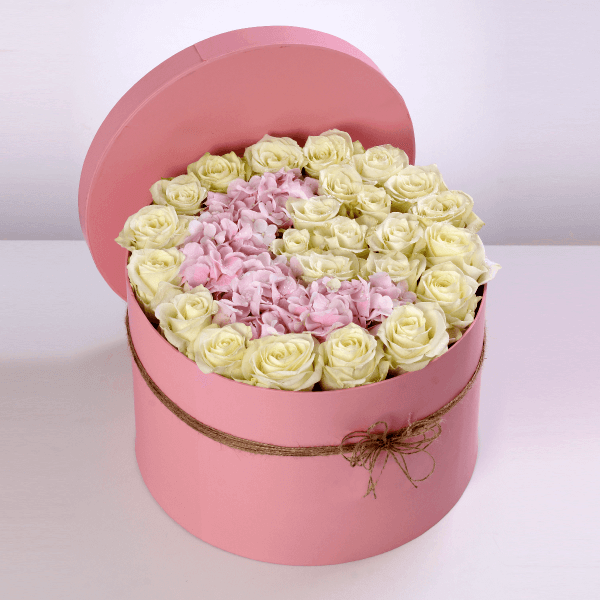 Pink-crescent-Flowers-In-Box