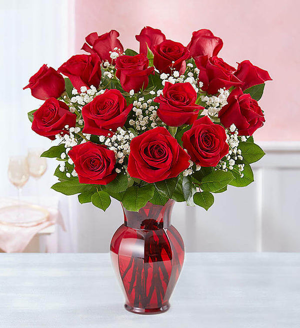 Red Roses In vase
