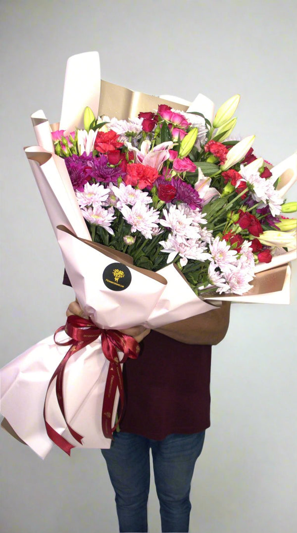 Pink And Red Bouquet