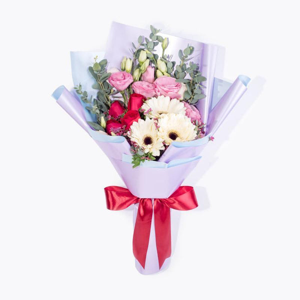 Roses And Gerbera Bouquet