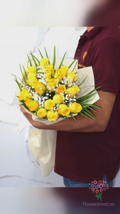 Yellow Rose Bouquet video