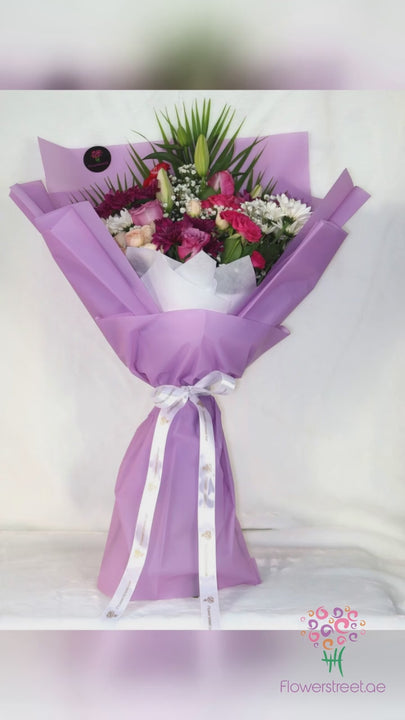 Pink and White Bouquet video