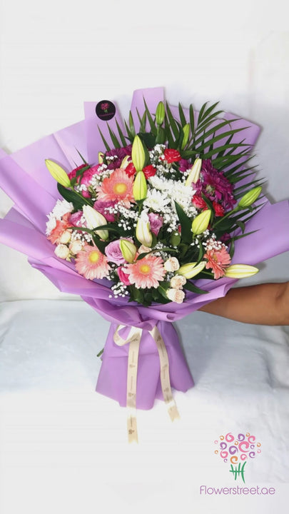 Purple Mix Bouquet video