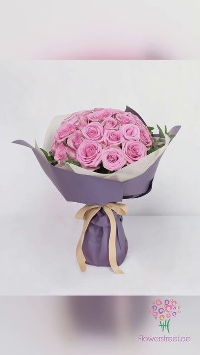 Fresh Pink Rose Bouquet