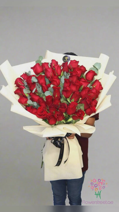 61 Red Rose Bouquet video