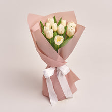 12 white tulip bouquet, tulip flowers Dubai