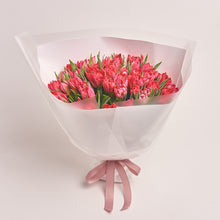 51 hot pink tulip bouquet, tulip flowers Dubai